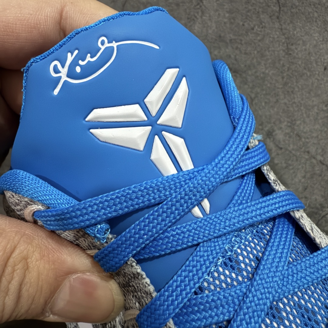 图片[6]-【外贸MX版本】Nike Kobe 9 Elite Low Beethoven 科比9灰蓝 篮球鞋 男款 市场最强科比9代 原厂工艺3层立体编织flyknit鞋面 厚度同步ZP吊打市场“纯原” 原厂碳板加持 立体感区分市场货品 灵动鞋型 鞋头➕腰身版型 区分市场货品🌪过验级拉帮细节 全新复刻版中底鞋垫 REACT高弹缓震 前后掌带气垫 用实力让信仰落地 👊🏻 货号：667992-041 尺码：41-48.5半 全码出货-选品中心