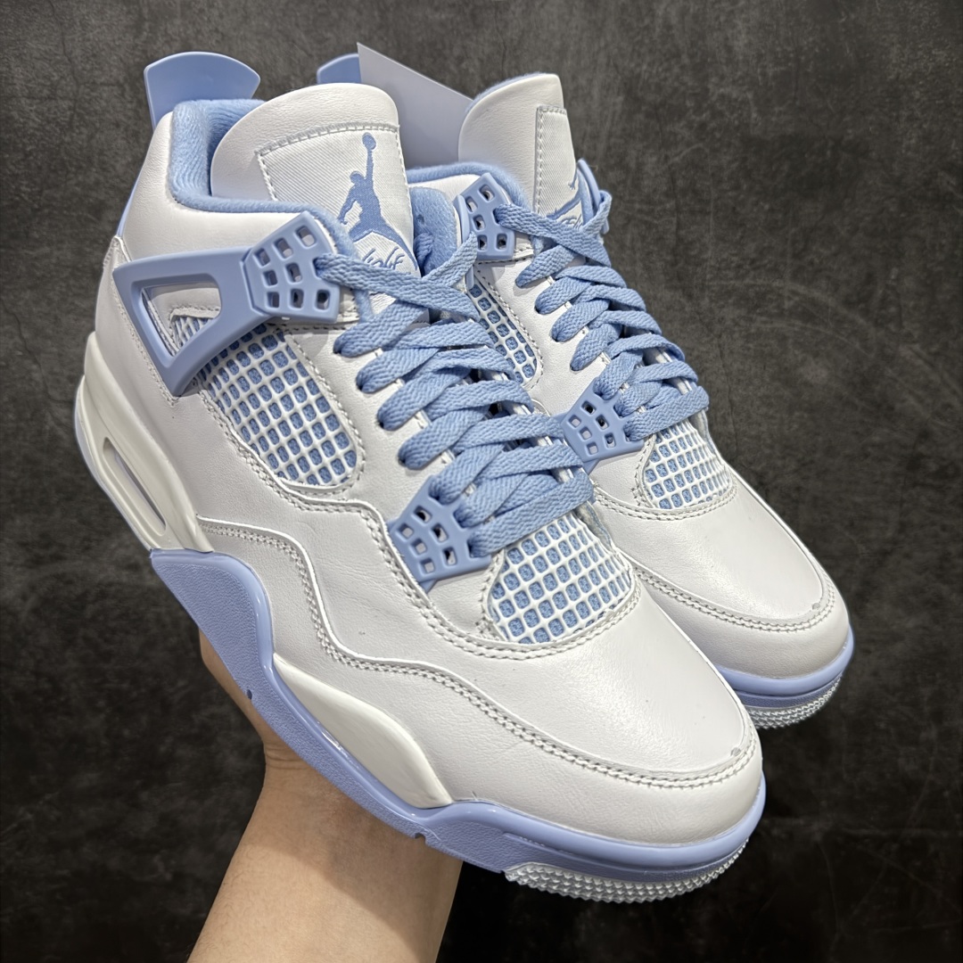 【原厂版】Air Jordan AJ4 母亲节 白冰蓝 HV0823-100 全新升级改良 原鞋原楦原纸板同源开发 完美呈现乔4的版型 内侧正确双色网格 还原细节 原厂皮料 正确气垫颜色 正确网格工艺 正确拉帮工艺 全鞋原装材料制作 原档案原模具打造 支持全方位与正品对比 尺码:40 40.5 41 42 42.5 43 44 44.5 45 46 47.5-选品中心