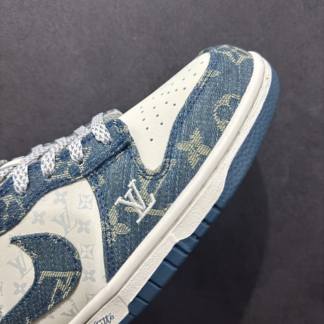 200 【定制版】Nike SB Dunk Low x Louis Vuitton 白青牛仔布 XP3802-336