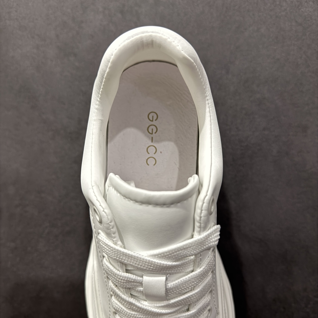 图片[7]-【广东纯原版本】GG-CC 极简朋克休闲松糕小白鞋 GGCC增高老爹鞋系列 广东大厂出品 完美细节 25ss春季新款厚底增高 大长腿 时髦look轻松定格 不费力展现率性氛围 高档银盒 酷帅机能风不规则设计大底 轻便舒适百搭 GGcc厚底增高简直就是小个子的快乐! 不管怎么搭都好看~ 尺码： 35 36 37 38 39 40-选品中心