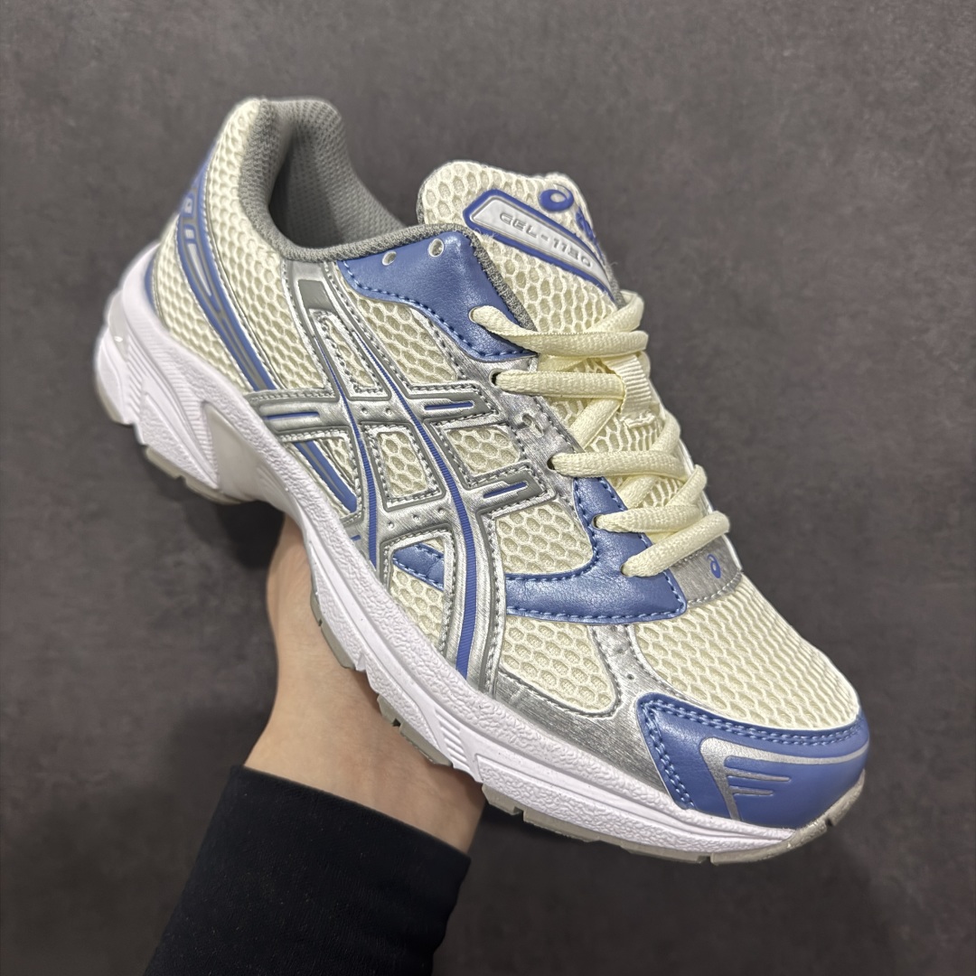 图片[3]-【公司级】ASICS 亚瑟士 GEL-1130 男女时尚透气 健步减震 运动潮流耐磨休闲鞋 选用网眼与皮革相接，复古而富有层次感。网布搭配银色金属感线条，虎爪 Logo 加入配色点缀，加深复古时尚美感Ortholite 鞋垫+搭载着 GEL 缓震胶的鞋底，同时辅以耐磨大底提供良好抓地力。复古美学入门代表作，重现2000年代后期的复古美学。 货号：1201A609-101 尺码：36-45半-选品中心