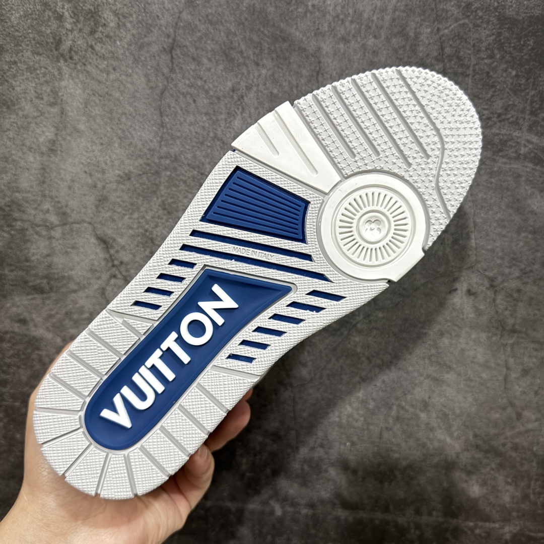 图片[9]-【代购级别】ZP级全套包装 驴牌 LV 2021s LV Trainer 限定联名 入秋最新配色国内限定无售⚠️ 原版购入历时近两个月开发打造！ 经典多拼色超好看 原版完美楦型 调试了两个月 鞋面独家订制压纹粒面小牛皮 大底TPU、模具费2w+ 质感媲美原版 垫脚聚米微料加透气英伦网布 细节原版一致 ❗️请注意区分市面通货材料 版型 包装配件 尺码：35 36 37 38 39 40 41 42 43 44 45-选品中心