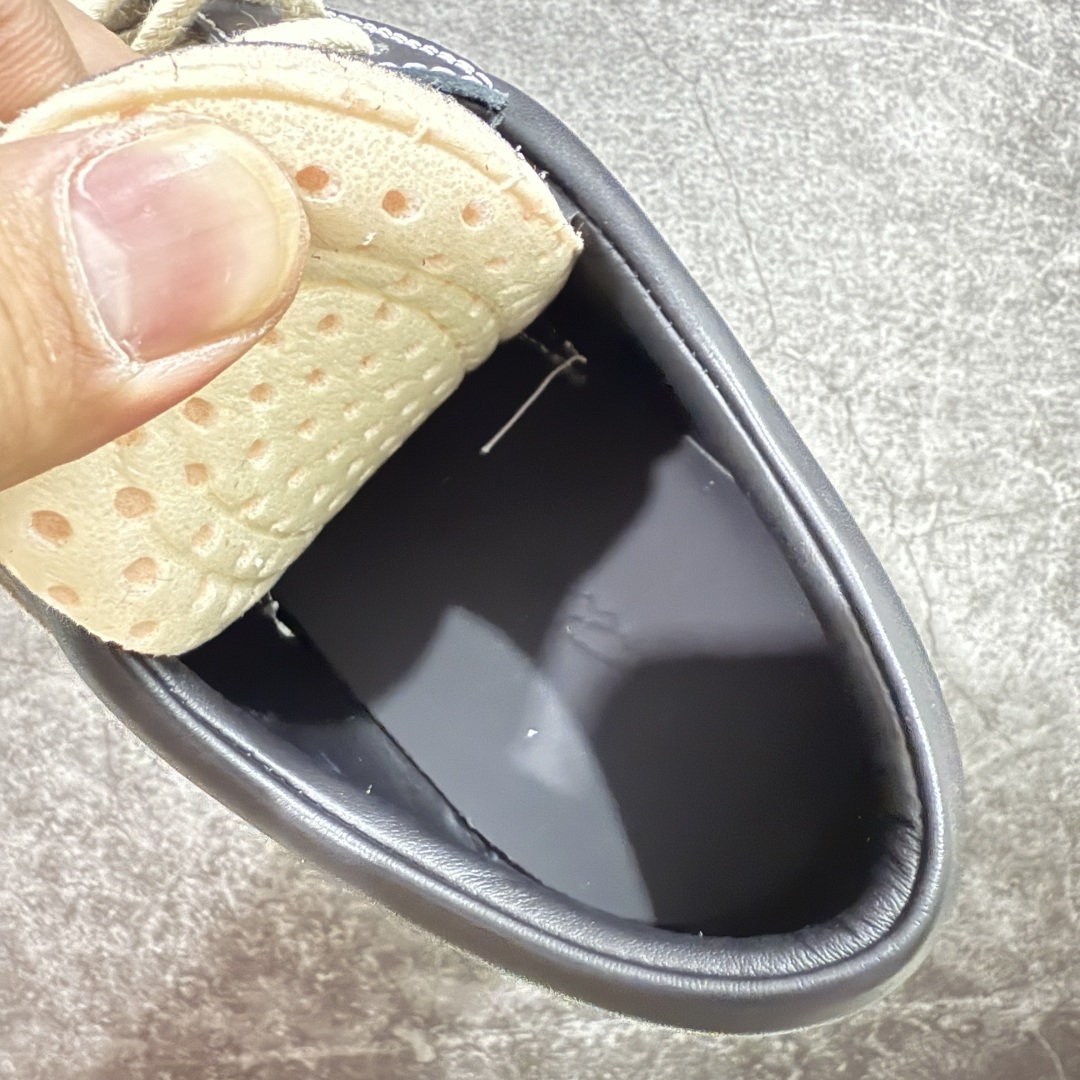 图片[4]-【XC纯原】Rick Owens Vintage Low-Top Sneakers\”Black/Pearl Milk\” RO低帮系列暗黑高街经典增高休闲运动厚底板鞋“皮革黑浅灰侵权款”RU02B2897 LPOLVS 价格劲爆 品质耐打 鞋型细节品质完美，电脑针车 间距完美还原！ 顶级头层皮料，质感无敌无色差，奢侈品的触感！ 尺码：38 39 40 41 42 43 44 45-选品中心