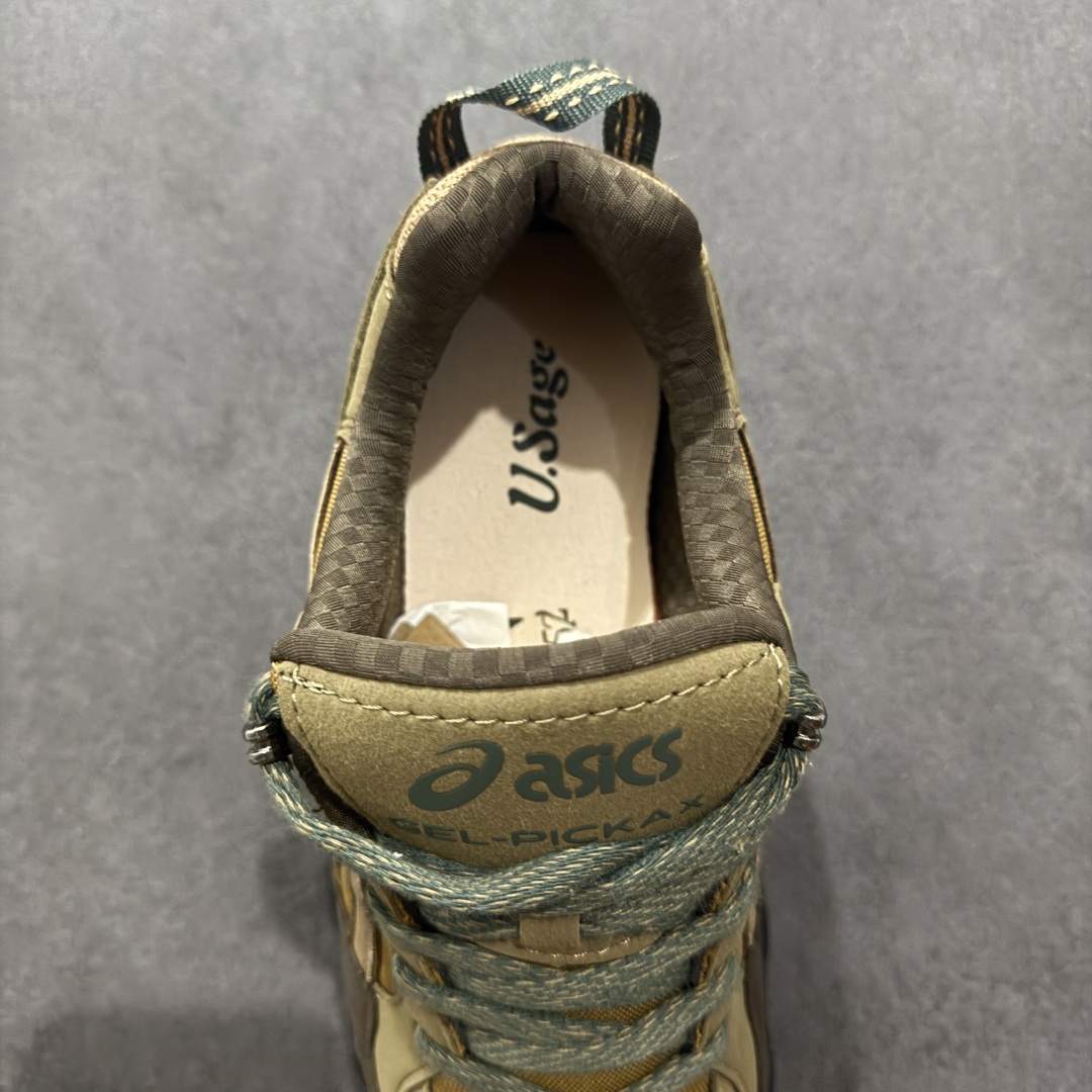 图片[7]-【公司级】亚瑟士 ASICS GEL-PICKAX 登山 户外运动 抗冲击支撑 减震防滑耐磨轻便 徒步鞋 男款 日蚀黑 轻便旅游鞋。秋天踏秋一直在穿这双，上脚最直观的感受就是鞋楦，平时穿一些其他品牌的户外鞋，总会或宽或窄，但是这双的鞋楦真的是刚刚好。作为户外鞋鞋底一定要耐磨+防滑，所以橡胶鞋头+橡胶鞋底，是必备的，而且底子越厚安全感越强，但相应的贴合感就越差，鞋身就越重，这双的鞋底厚度刚刚好，而且整双鞋没有拖沓感，脚部贴合的舒适感是很明显的，感觉设计师是真的研究过亚洲人的脚型，诚意十足。 尺码：36-45含半码-选品中心