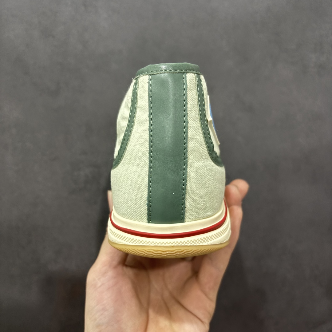 图片[4]-【广东纯原版本】小红书爆款 BOTTEGA VENETA BV25ss 新款复古Eliot运动鞋上市即封神! BV全新的 Eliot 以复古篮球鞋为设计灵感，童趣 的色彩焕发青春活力!男女同款，可以做情侣鞋穿着哦整个鞋子透气舒适，帆布鞋面自重轻盈，鞋帮拼接处以柔软奢华的羊皮镶嵌包裹每只鞋边的红线均为手工绘画，更具品味与态度喔! 尺码：35 36 37 38 39 40-选品中心