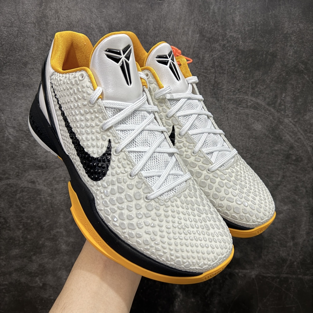 【Star版本】Nk Kobe VI Protro 6 \”DEL SOL\” 科比6代 季后赛 男子实战篮球鞋 CW2190-100 史上最强复刻 私人团队订单 细节完美对比公司货 前掌超大Zoom Turbo气垫 后掌EVA缓震 真正的原汁原味 还原ZP脚感 全身鞋材卡料色独家定制 唯一正确喷漆工艺Swoosh 正确凹凸蛇鳞工艺 正确鞋面渐变效果 内全置真动飞态线 独立原厂模具 最大尺码达到48.5码 首批不拼图大几率过验 亲测已过 支持各种高强度实战 无需担心 上脚价 补货周期极长 脚宽建议买大半码 科比系列前掌偏窄 不影响二次销售 支持七天无理由退换 尺码：40 40.5 41 42 42.5 43 44 44.5 45 45.5 46 47.5 48.5-选品中心