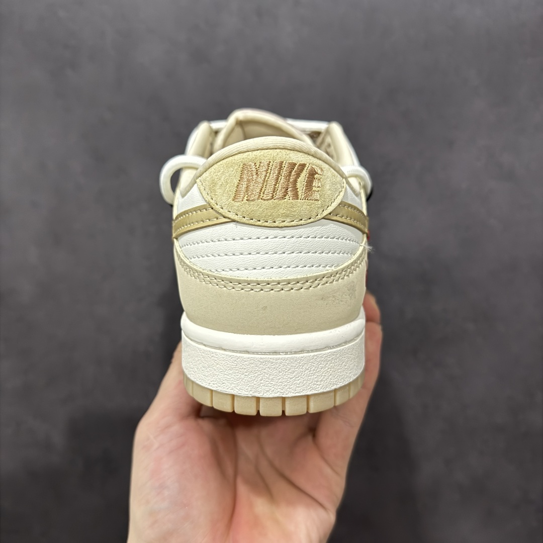 300  【定制版】Nike SB Dunk Low 蛇年系列 绑带黄白黄勾 周年高端定制 低帮休闲板鞋  YX5066-291
