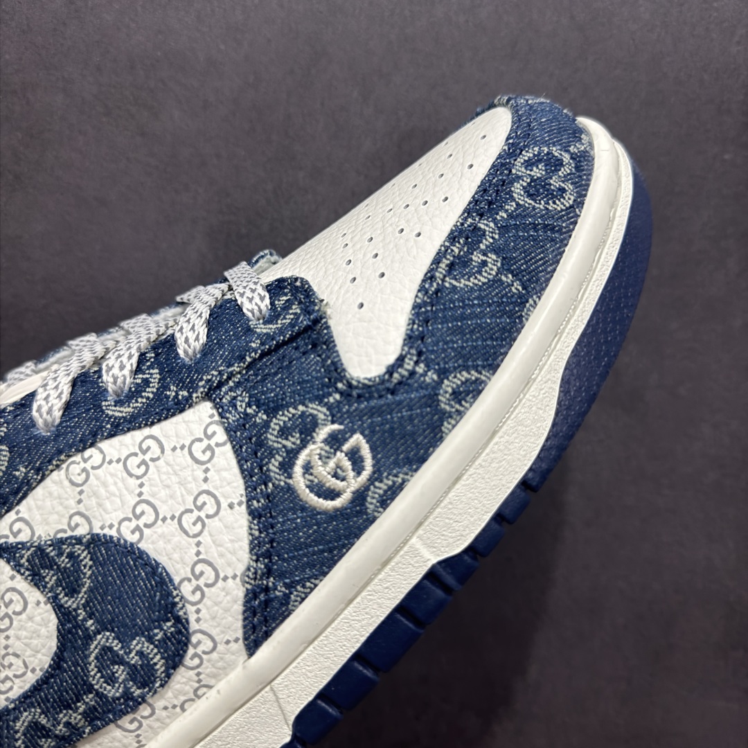 280  【定制版】Nike SB Dunk Low 古驰联名 蓝牛仔 周年高端定制 低帮休闲板鞋  CH8311-285
