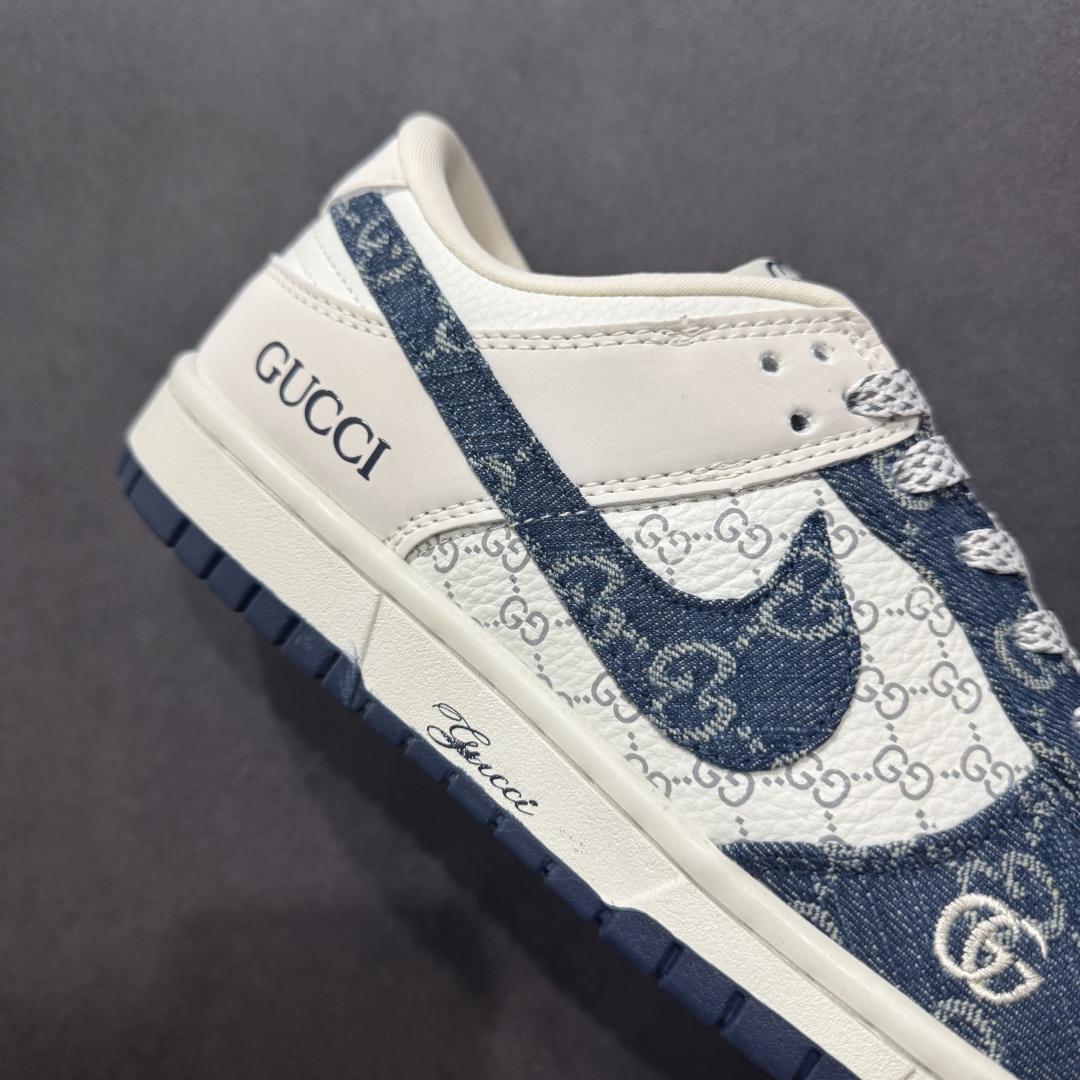 280  【定制版】Nike SB Dunk Low 古驰联名 蓝牛仔 周年高端定制 低帮休闲板鞋  CH8311-285