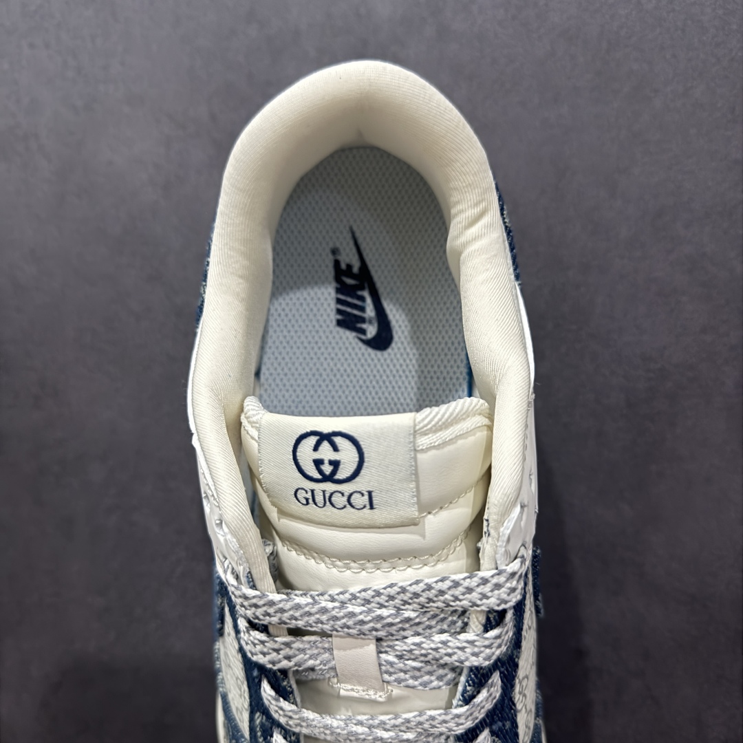 280  【定制版】Nike SB Dunk Low 古驰联名 蓝牛仔 周年高端定制 低帮休闲板鞋  CH8311-285