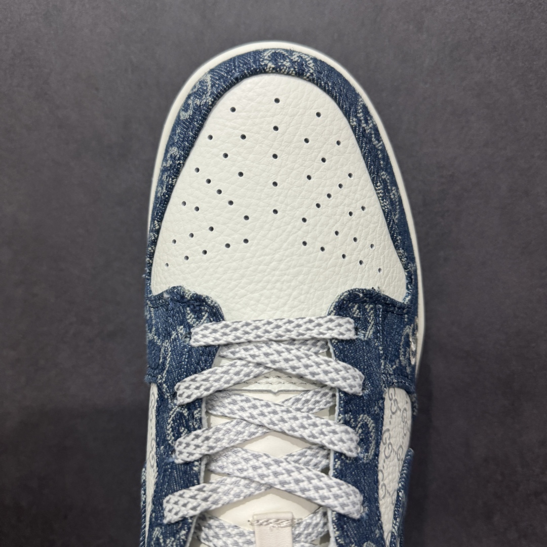 280  【定制版】Nike SB Dunk Low 古驰联名 蓝牛仔 周年高端定制 低帮休闲板鞋  CH8311-285