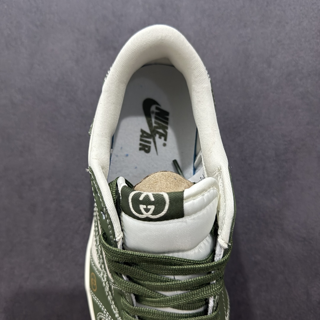 280  【定制版】Travis Scott x Fragment Design x Air Jordan 1 Low OG SP 乔1古驰联名 复古绿 低帮文化休闲板鞋  LD2025-002