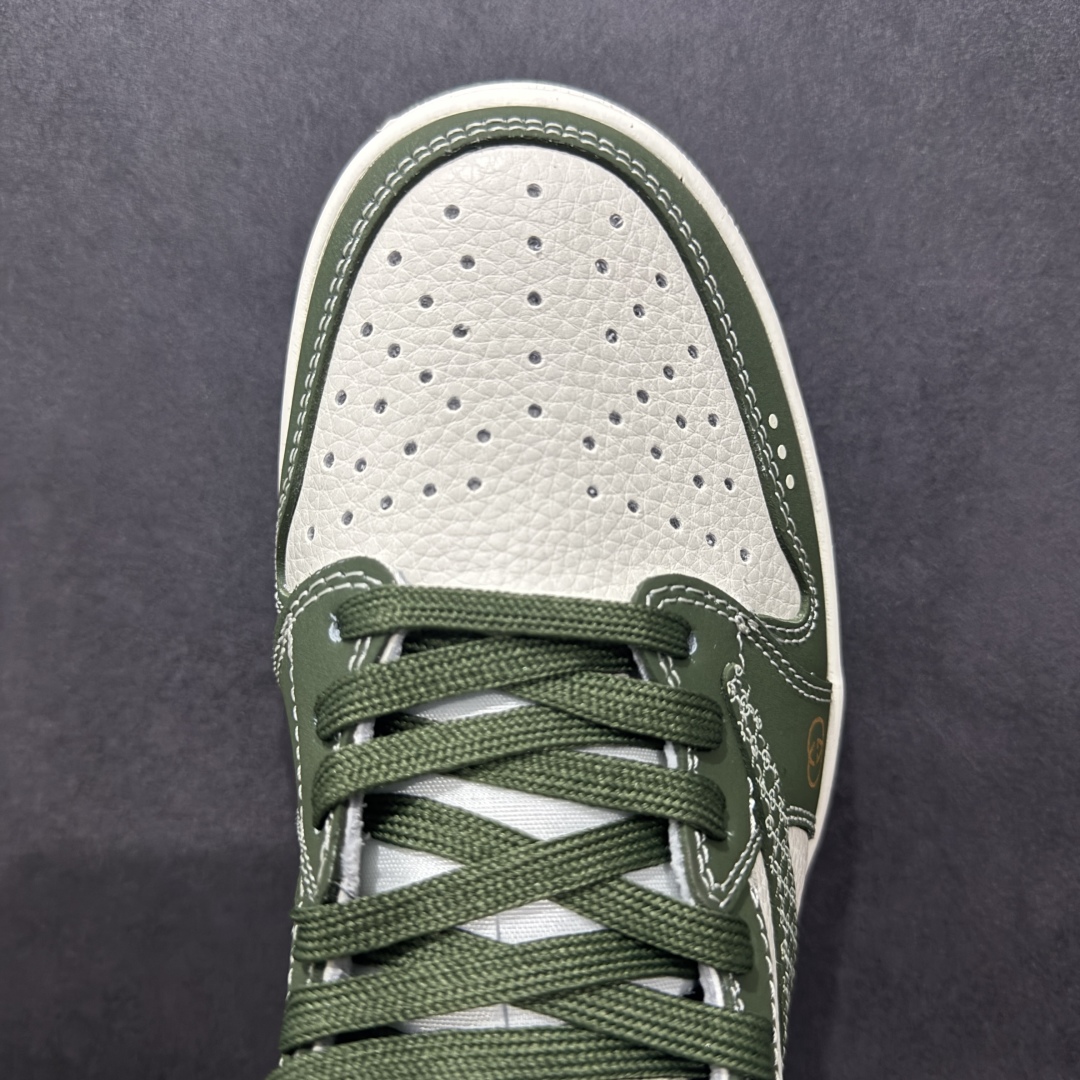 280  【定制版】Travis Scott x Fragment Design x Air Jordan 1 Low OG SP 乔1古驰联名 复古绿 低帮文化休闲板鞋  LD2025-002