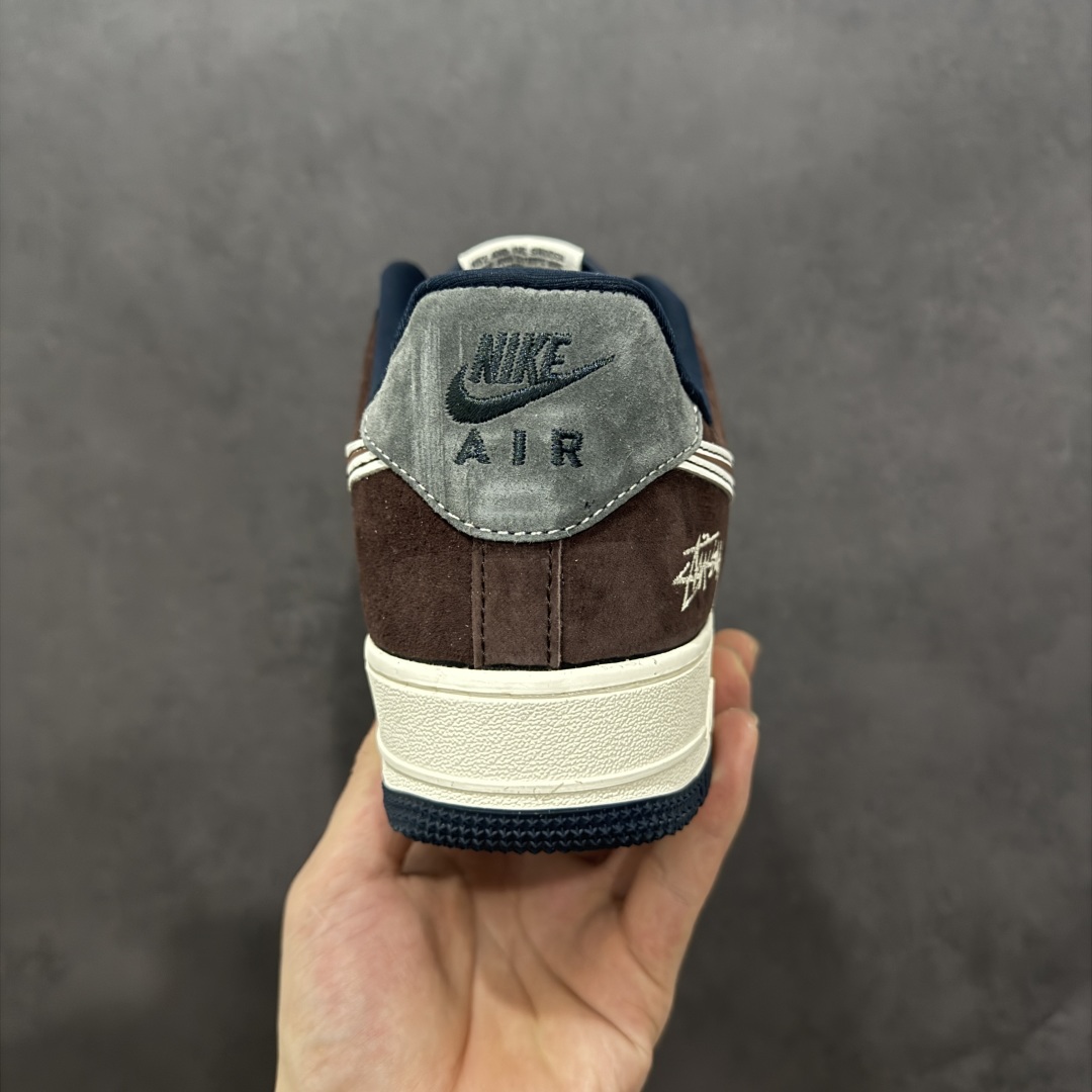 260  【定制版】海外限量发售NIke Air Force 1 '07 Low “斯图西联名——白蓝巧克力”空军一号 低帮 KK1988-061