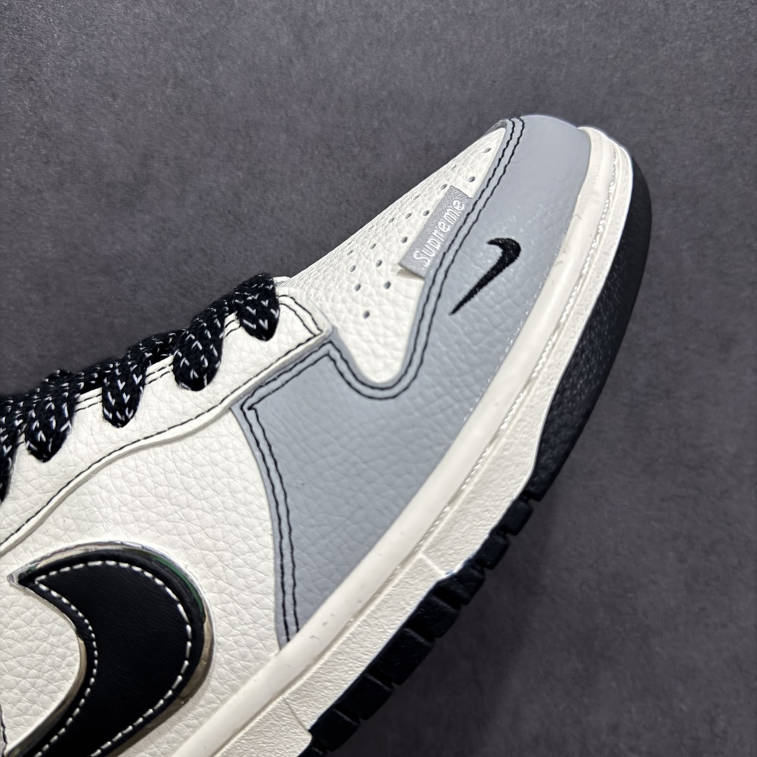 260  【定制版】Nike SB Dunk Low x Supreme 白灰黑小钩 SD6868-103