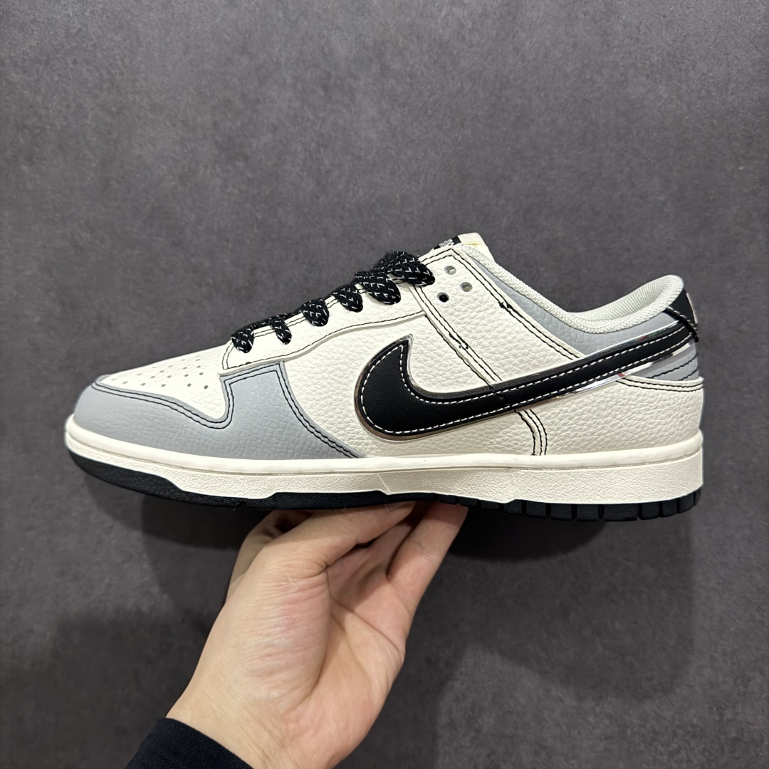 260  【定制版】Nike SB Dunk Low x Supreme 白灰黑小钩 SD6868-103