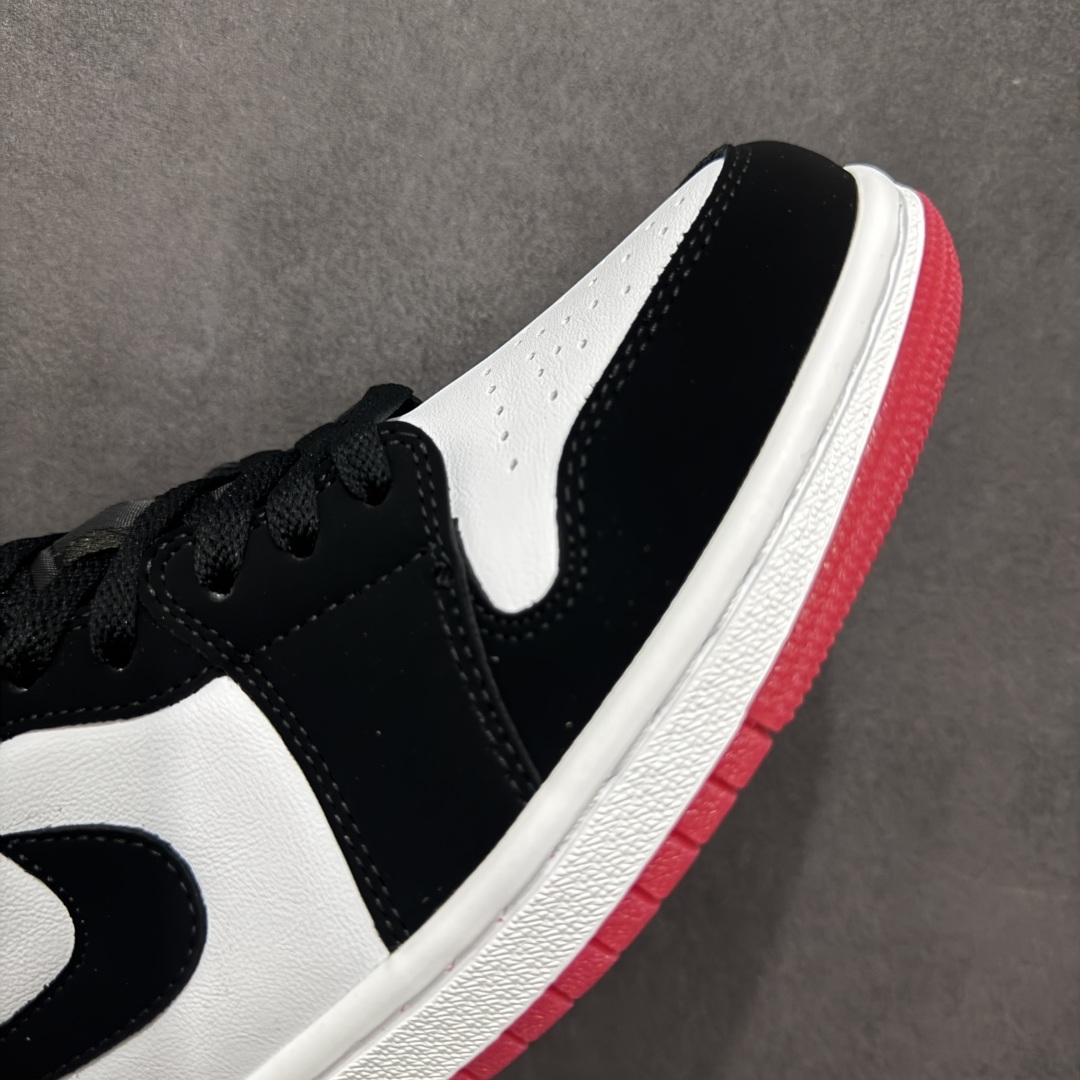 200  【K版版纯】Air Jordan 1 Low ”White Black Gym Red”  低帮 黑红色 AJ1 乔丹1代 aj1 乔1 低邦 黑白红  IB8971-106