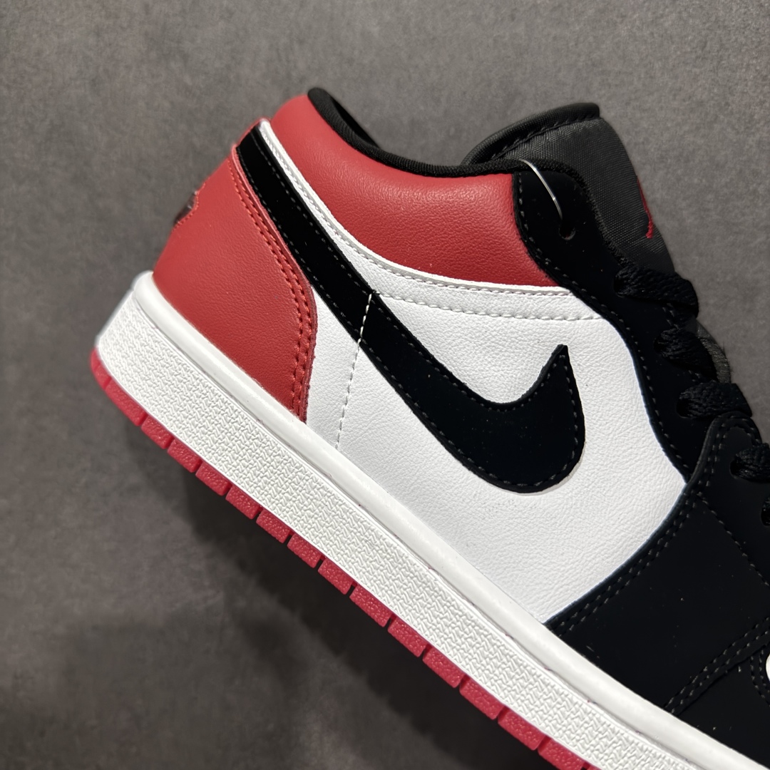 200  【K版版纯】Air Jordan 1 Low ”White Black Gym Red”  低帮 黑红色 AJ1 乔丹1代 aj1 乔1 低邦 黑白红  IB8971-106