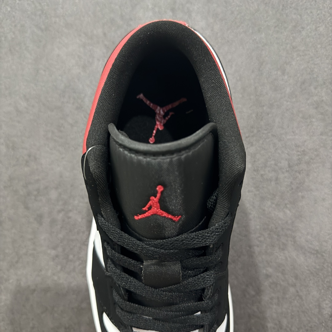 200  【K版版纯】Air Jordan 1 Low ”White Black Gym Red”  低帮 黑红色 AJ1 乔丹1代 aj1 乔1 低邦 黑白红  IB8971-106