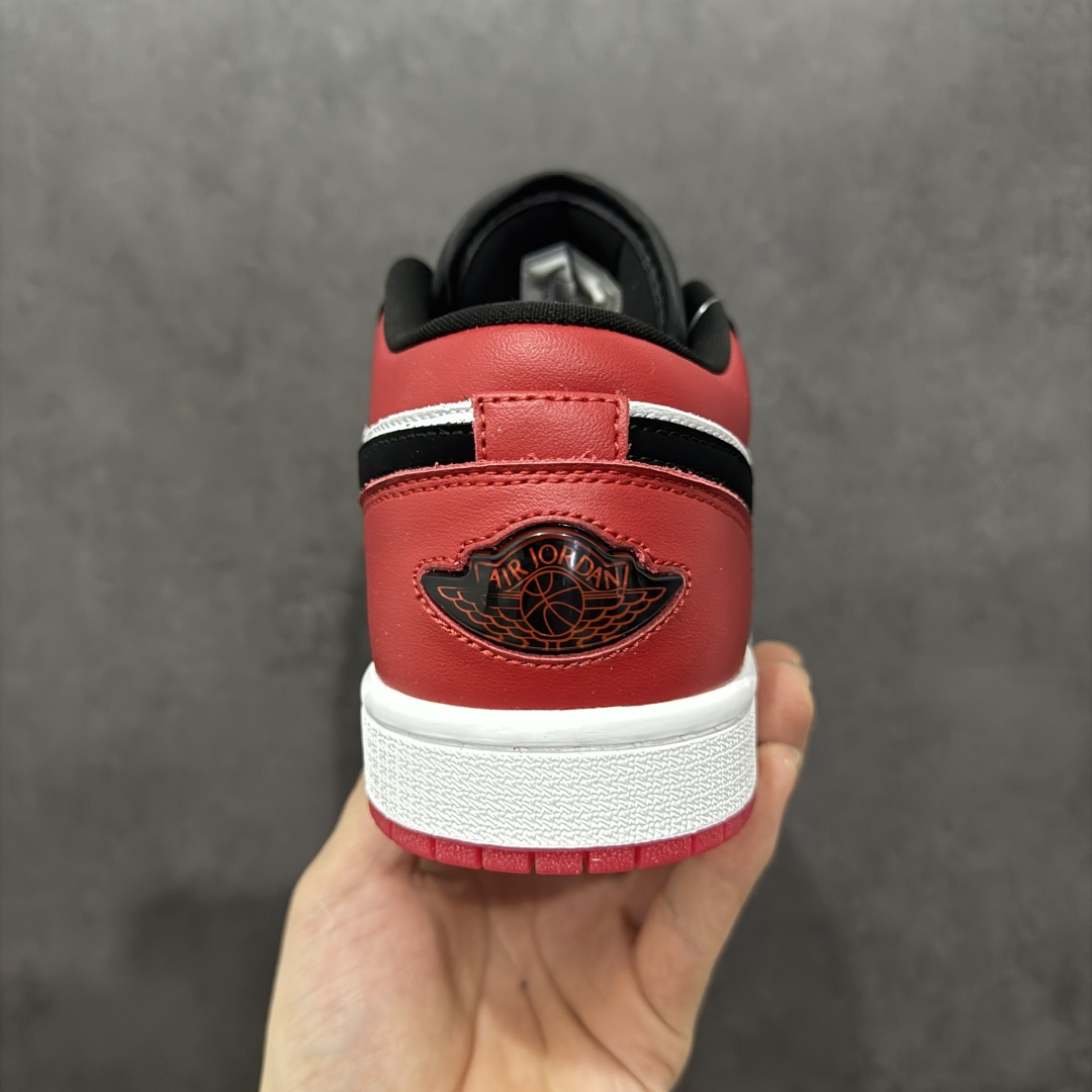 200  【K版版纯】Air Jordan 1 Low ”White Black Gym Red”  低帮 黑红色 AJ1 乔丹1代 aj1 乔1 低邦 黑白红  IB8971-106