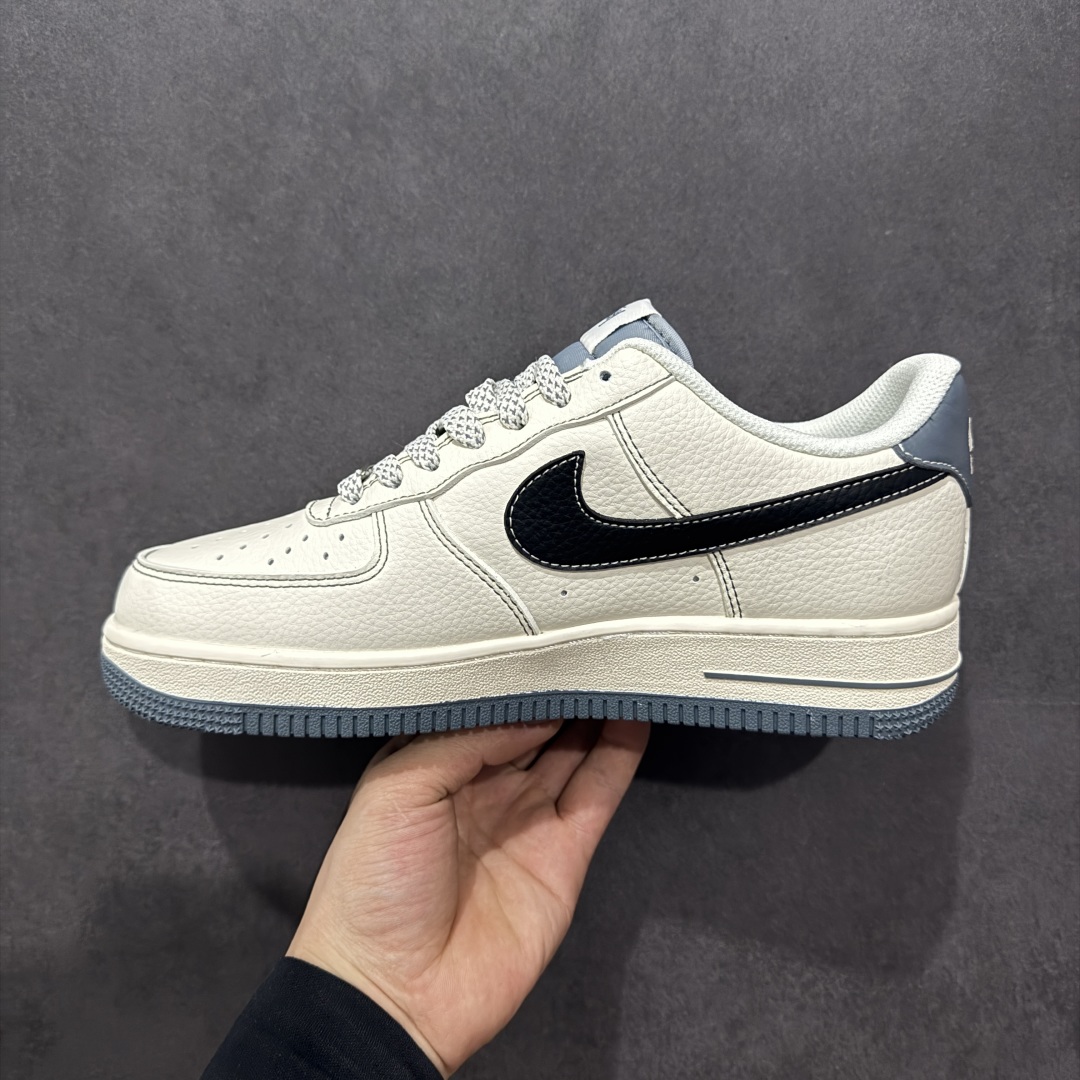 260  【定制版】海外限量发售NIke Air Force 1 '07 Low “斯图西联名——灰底黑勾”空军一号 低帮 运动鞋    XZ6188-761