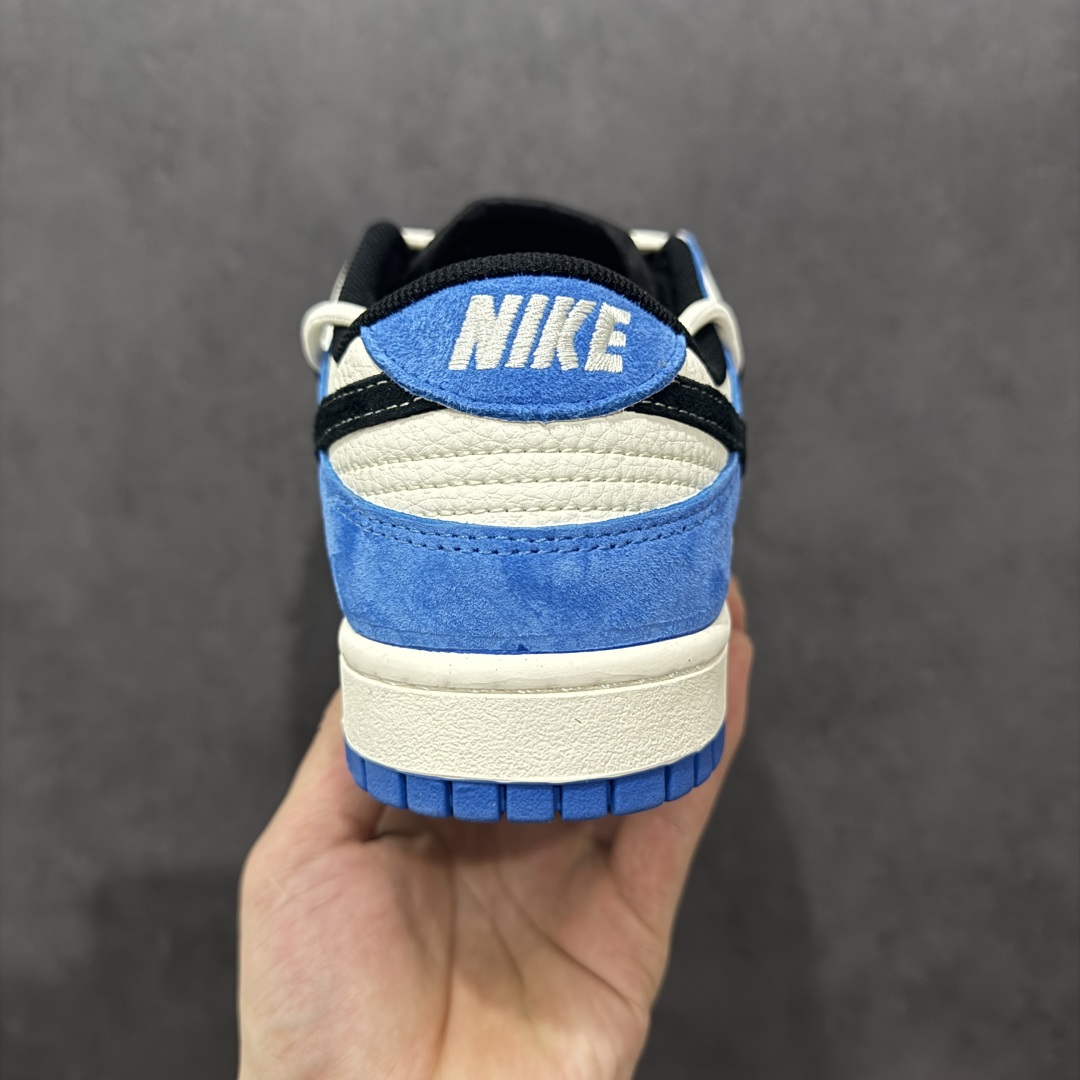300  【定制版】Nike SB Dunk Low Sup系列 绑带黑白黑勾 周年高端定制 低帮休闲板鞋 YX5066-271