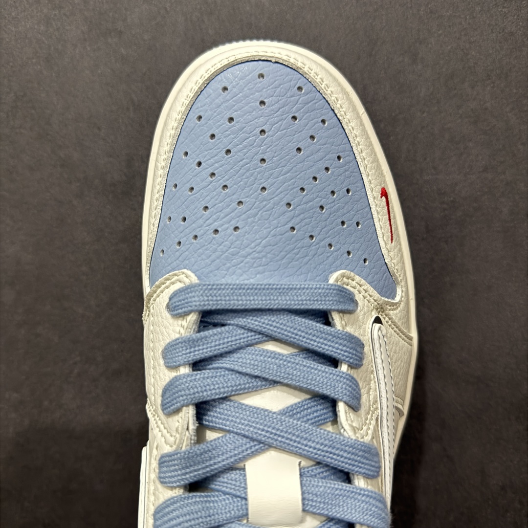 280  【定制版】Travis Scott x Fragment Design x Air Jordan 1 Low OG SP 乔1暴力熊联名 卡通米蓝 低帮文化休闲板鞋 XS7089-528