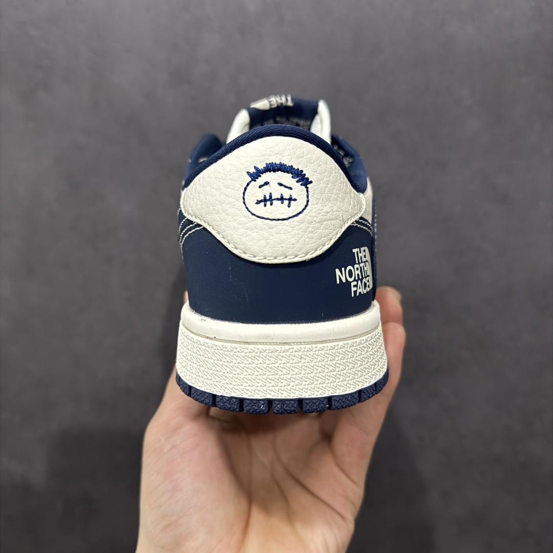 280  【定制版】Travis Scott x Fragment Design x Air Jordan 1 Low OG SP 乔1北面联名 抽象花纹 低帮文化休闲板鞋 LD2025-003