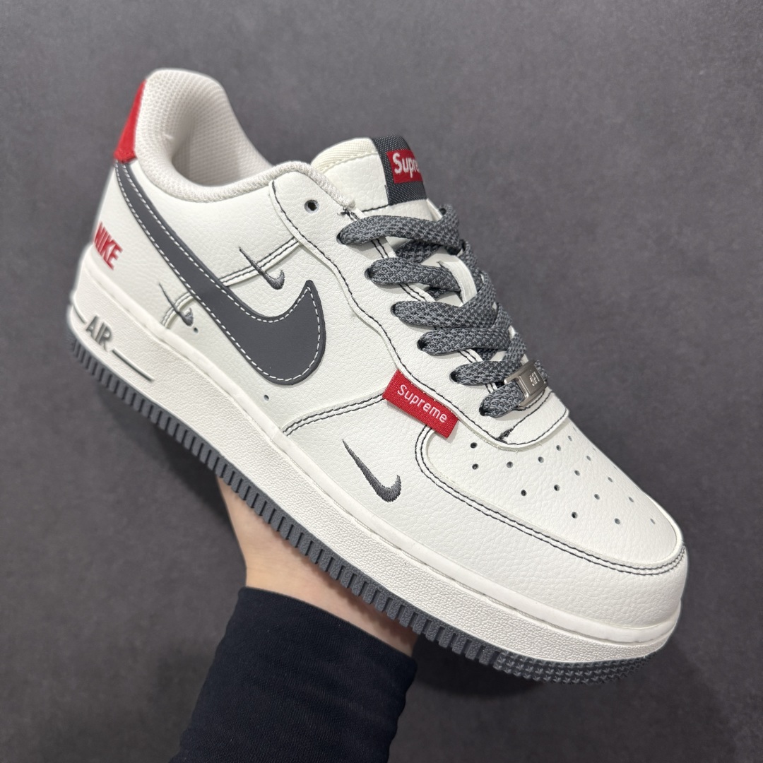 260  【定制版】Nike Air Force 1 Low 白灰红 KY8899-101