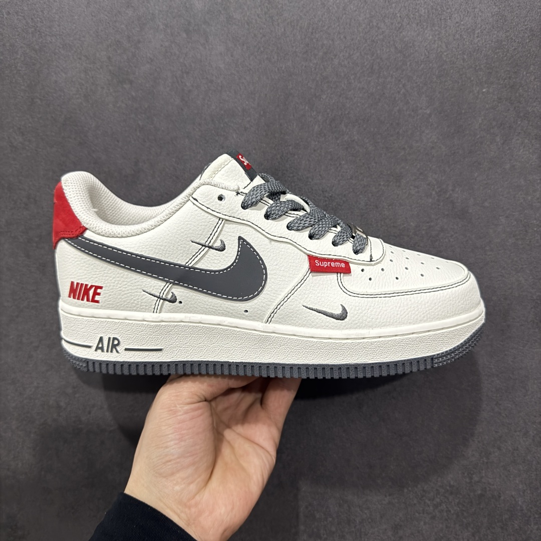 260  【定制版】Nike Air Force 1 Low 白灰红 KY8899-101