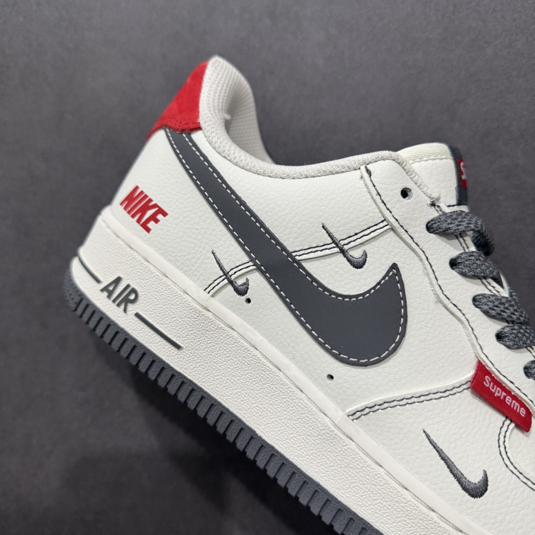 260  【定制版】Nike Air Force 1 Low 白灰红 KY8899-101