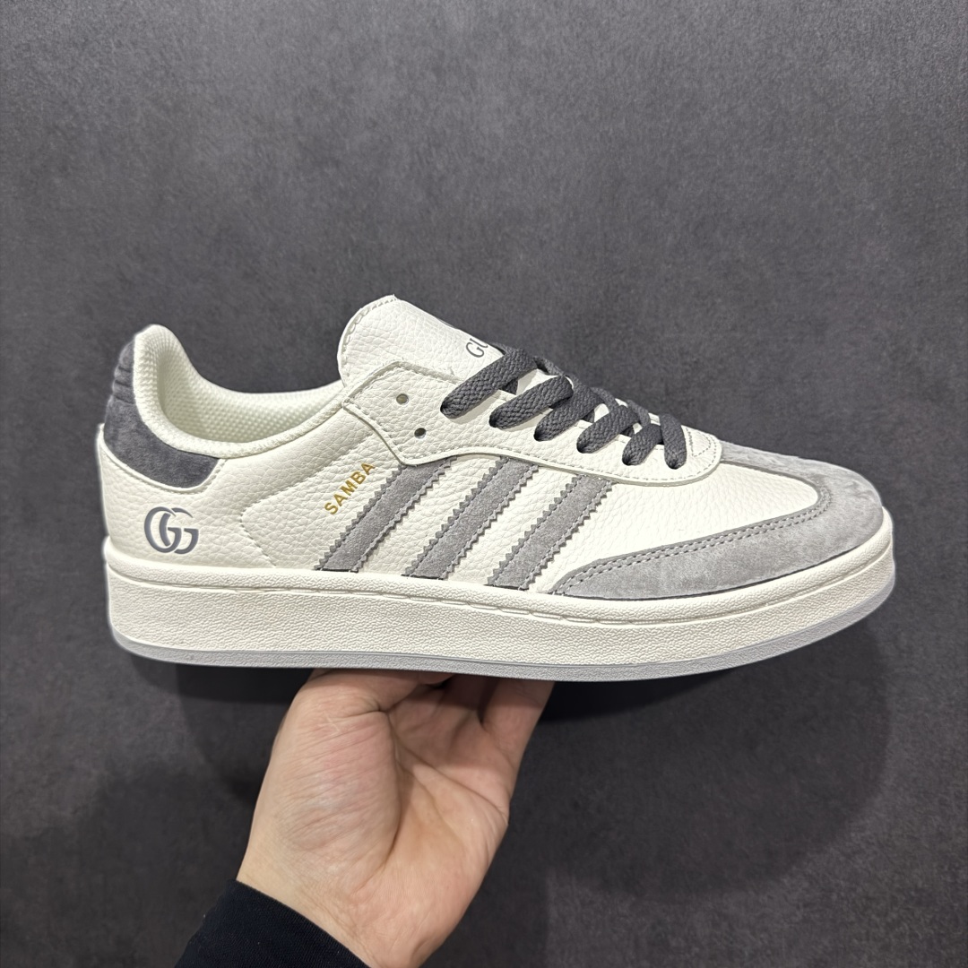 240  【定制版】AD Originals Gazelle INdoor  三叶草休闲防滑耐磨低帮板鞋 LJ9904