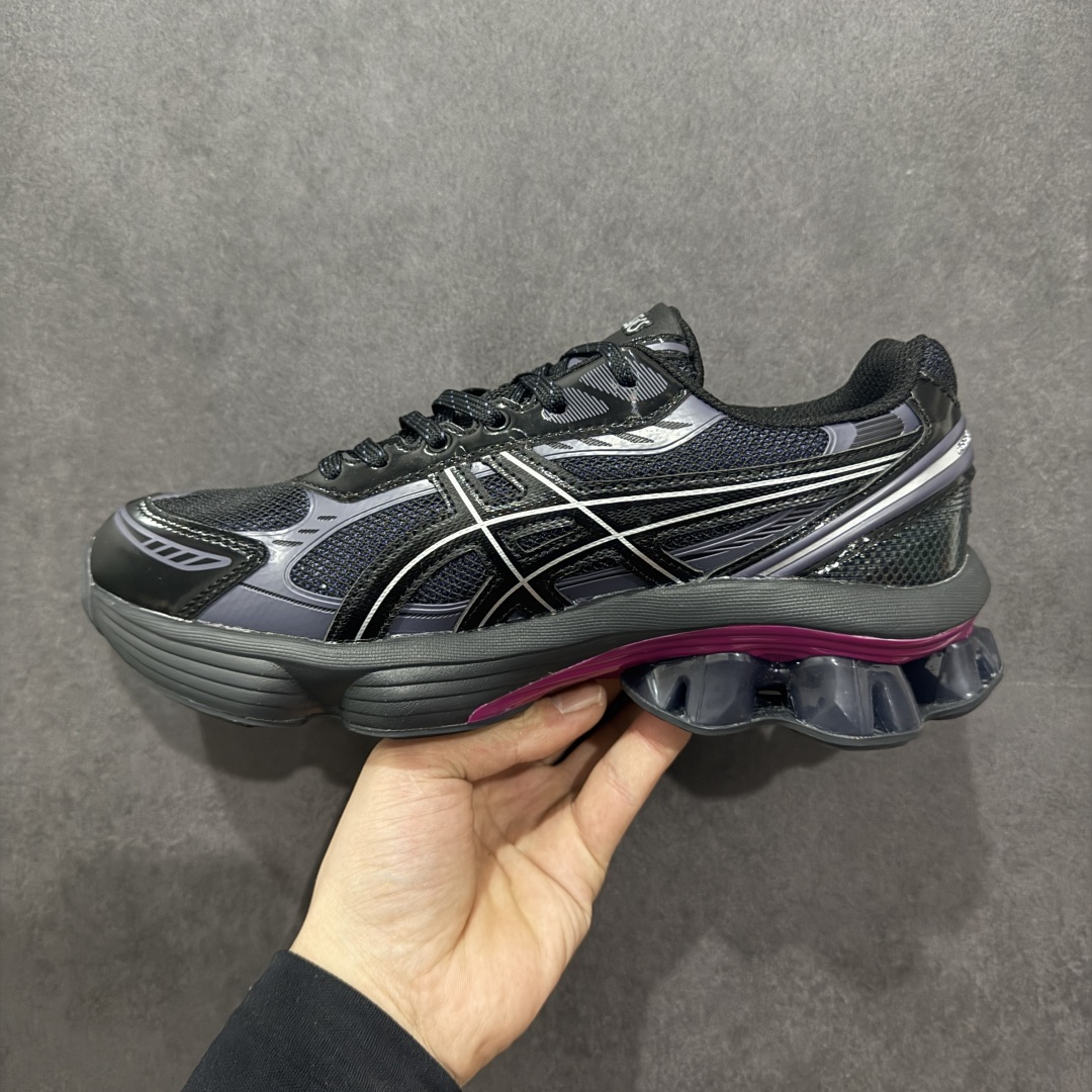 图片[2]-【纯原版】Asics Gel-Kinetic Fluent 纯原版本 亚瑟士运动休闲透气专业跑鞋 新一代缓震未来感跑鞋 鞋面复杂的切割和银色细节极具前卫风格 大底科技十足且独特外观的GEL 不仅在视觉上夺人眼球 同时可提供全天候的舒适缓冲 更多细节后半掌GEL+ 前半掌FFBlast中底科技堆叠 KIKO风的设计语言拼接ASICS鞋体流线 耐磨材质耐磨性强,稳定性高抓地更牢,不易打滑 货号： 1203A591 0013725 尺码：40-45-选品中心