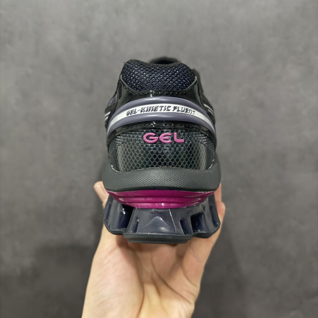 图片[4]-【纯原版】Asics Gel-Kinetic Fluent 纯原版本 亚瑟士运动休闲透气专业跑鞋 新一代缓震未来感跑鞋 鞋面复杂的切割和银色细节极具前卫风格 大底科技十足且独特外观的GEL 不仅在视觉上夺人眼球 同时可提供全天候的舒适缓冲 更多细节后半掌GEL+ 前半掌FFBlast中底科技堆叠 KIKO风的设计语言拼接ASICS鞋体流线 耐磨材质耐磨性强,稳定性高抓地更牢,不易打滑 货号： 1203A591 0013725 尺码：40-45-选品中心