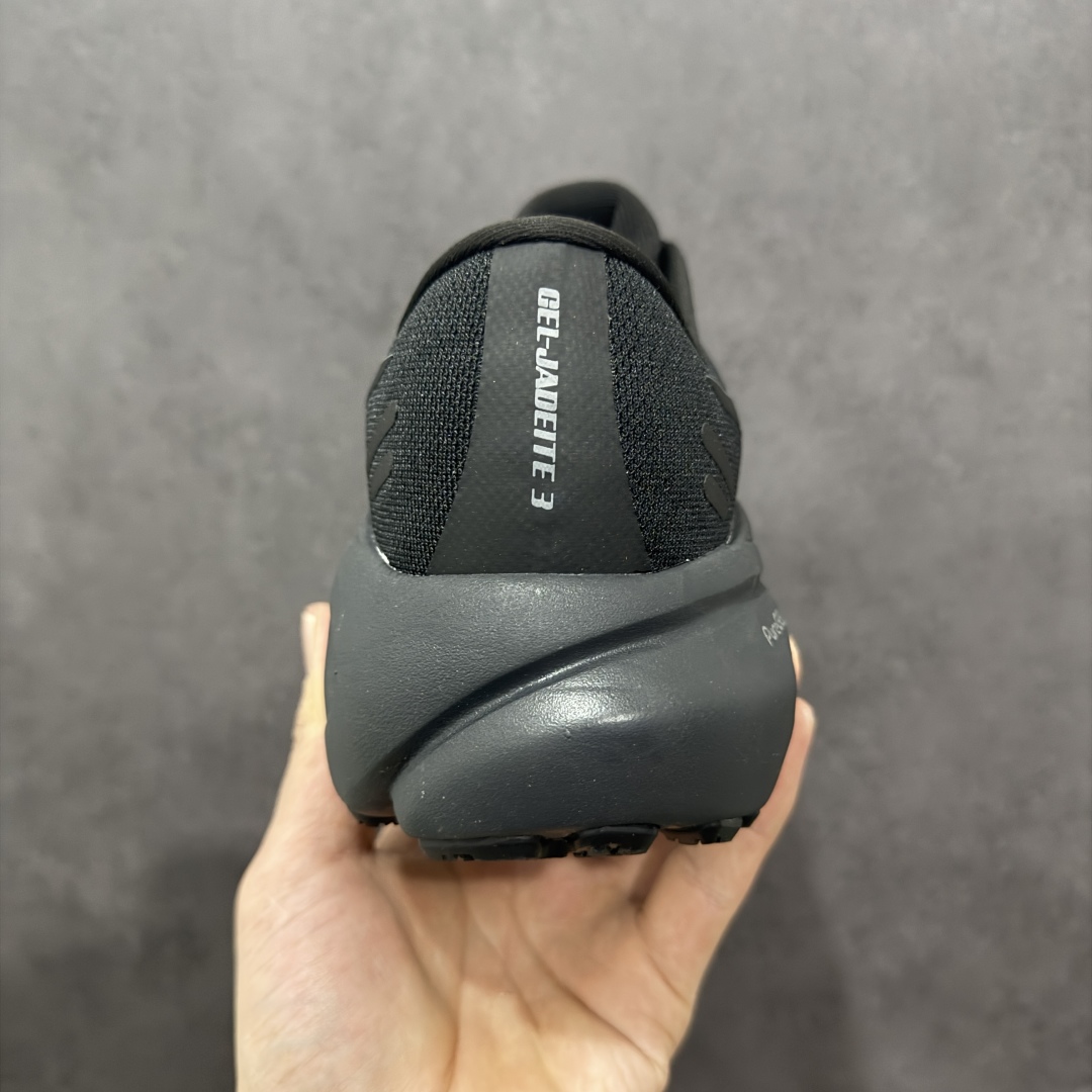 图片[4]-【公司级】Asics Gel-Jadeite 3 纯原版本 亚瑟士运动休闲透气专业跑鞋 ASICS GEL技术 可提供柔软的缓冲体验 它使用Nyla-sheen合成纤维面料和DURASKIN增强材料精心制作而成 此外 还采用了防扭矩稳定系统 以及三密度中底和带有橡胶后跟胶的吹塑橡胶外底 为这种中高里程儿童创造了画龙点睛的一笔 尺码：36-45-选品中心