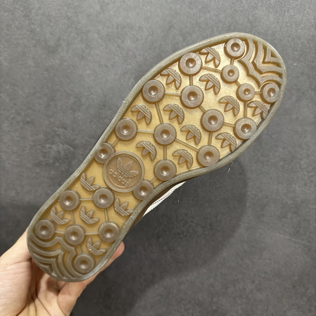 170  【正确版】阿迪达斯Adidas Gazelle Indoor Trainers 羚羊内训系列低帮复古德训风百搭休闲运动板鞋 粉白 JI2716