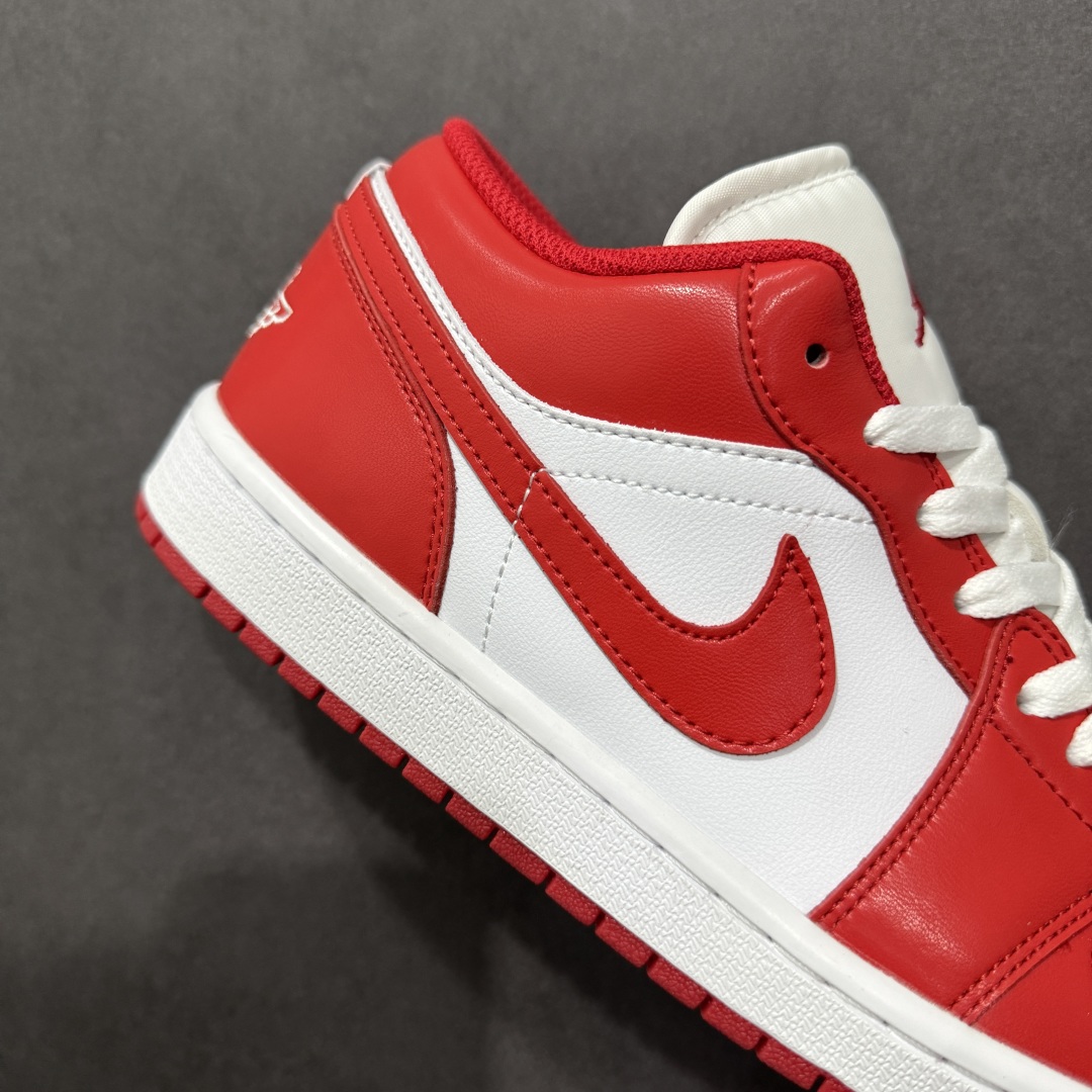 200  【K版】Air Jordan AJ1 Low 低帮 白红 553558-166