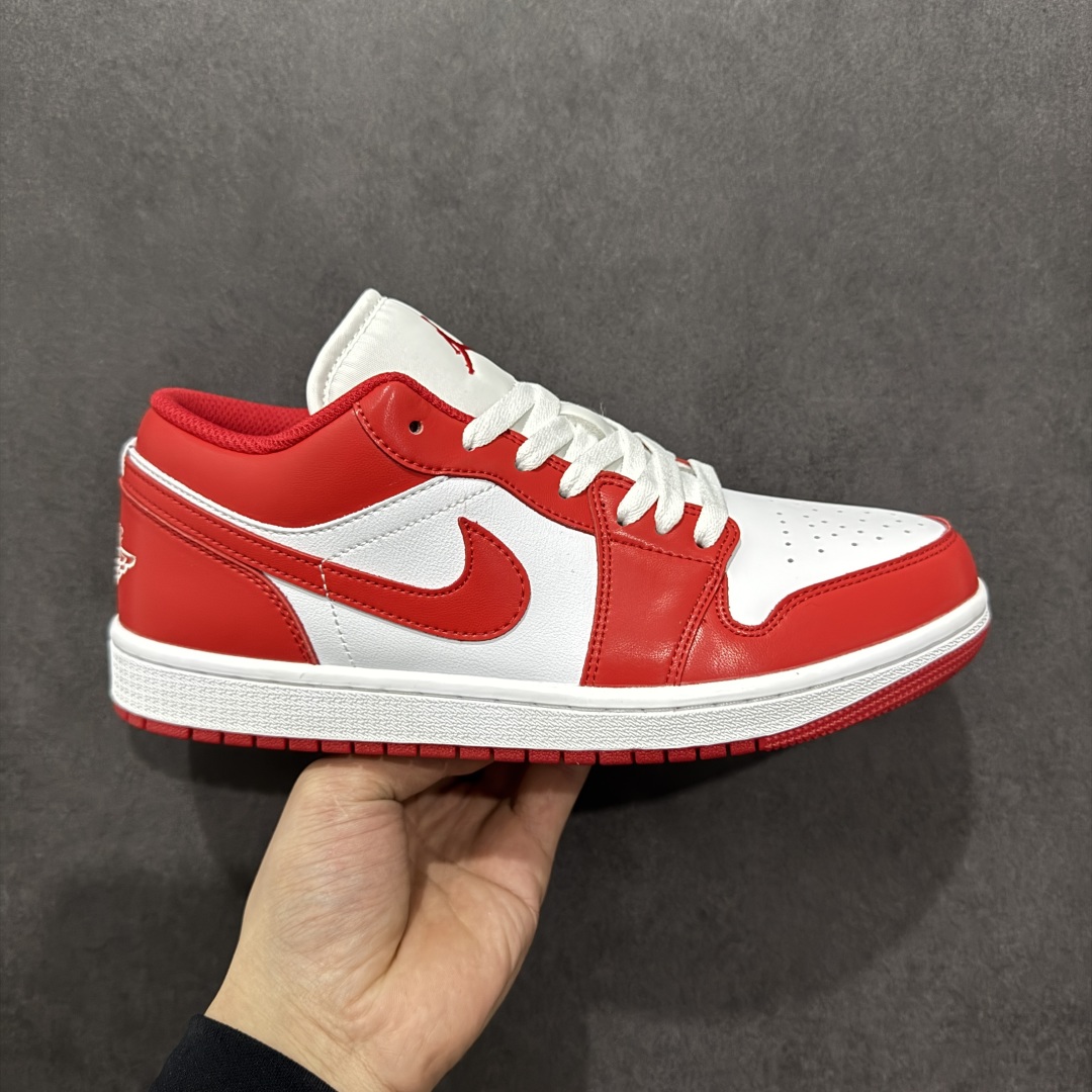 200  【K版】Air Jordan AJ1 Low 低帮 白红 553558-166