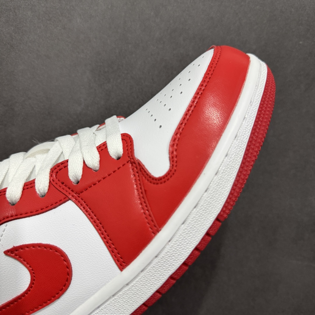 200  【K版】Air Jordan AJ1 Low 低帮 白红 553558-166