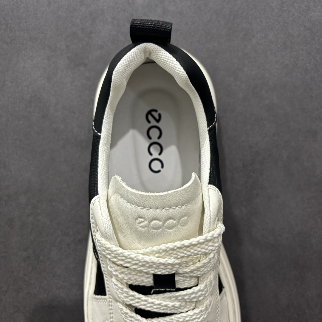 280  ECCO爱步男款休闲鞋 25年新品舒适耐磨平底板鞋