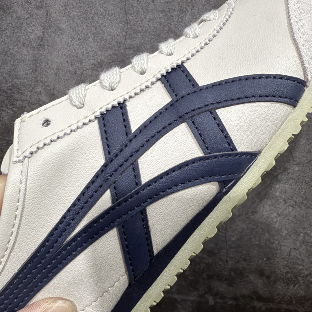 图片[2]-【LW纯原版】Asics Onitsuka Tiger MEXICO 66 亚瑟士鬼冢虎复古经典板鞋 藏蓝色 原版开发 头层牛皮 版型不错 皮料质感相对市场ph mok 小羊皮版本要差一些 这个品质价格偏高 不太推荐 尺码：36 37 37.5 38 39 39.5 40 40.5 41.5 42 42.5 43.5 44 45-选品中心