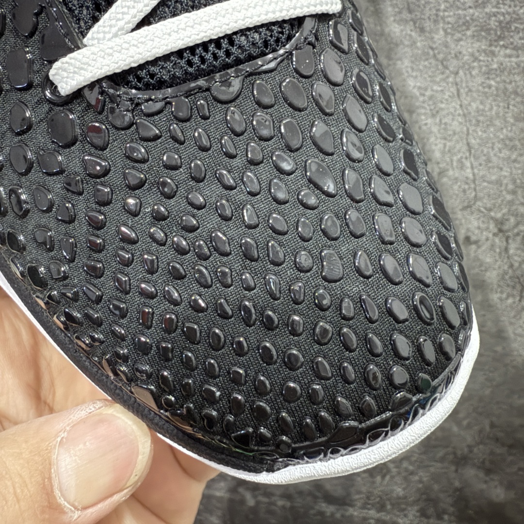 图片[5]-【Star版本】Nike Zoom Kobe 6 Protro \”Mambacita Sweet 16\”GiGi 曼巴基金会 黑白 史上最强复刻 私人团队订单 细节完美对比公司货 前掌超大Zoom Turbo气垫 后掌EVA缓震 真正的原汁原味 还原ZP脚感 全身鞋材卡料色独家定制 唯一正确喷漆工艺Swoosh 正确凹凸蛇鳞工艺 正确鞋面渐变效果 内全置真动飞态线 独立原厂模具 最大尺码达到48.5码 首批不拼图大几率过验 亲测已过 支持各种高强度实战 无需担心 上脚价 补货周期极长 脚宽建议买大半码 科比系列前掌偏窄 不影响二次销售 支持七天无理由退换 尺码：40 40.5 41 42 42.5 43 44 44.5 45 45.5 46 47.5 48.5-选品中心
