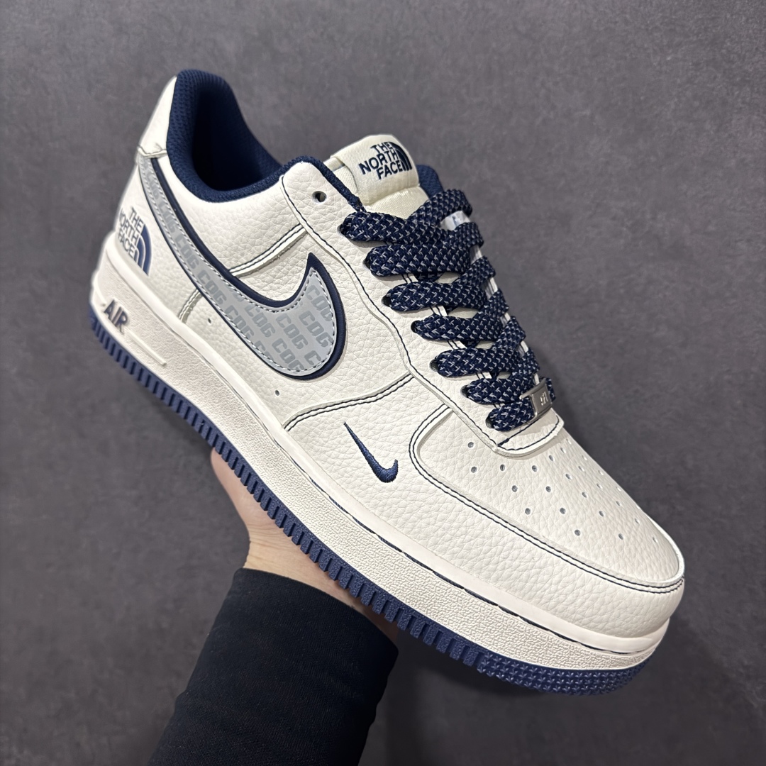 260  【定制版】Nike Air Force 1'07 Low 北面联名 CDG深蓝线 空军一号低帮休闲板鞋 HH7518-051