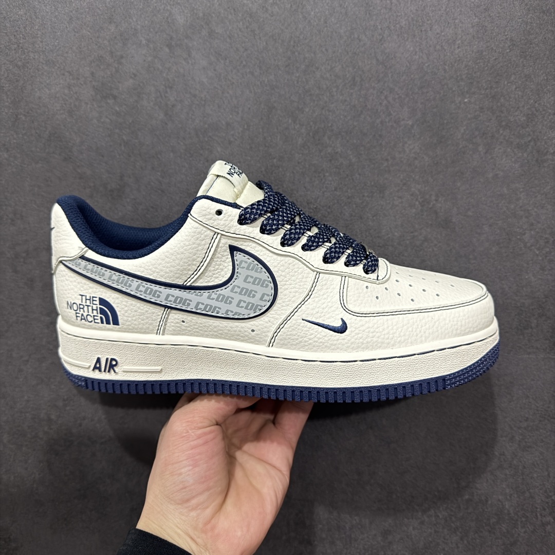260  【定制版】Nike Air Force 1'07 Low 北面联名 CDG深蓝线 空军一号低帮休闲板鞋 HH7518-051