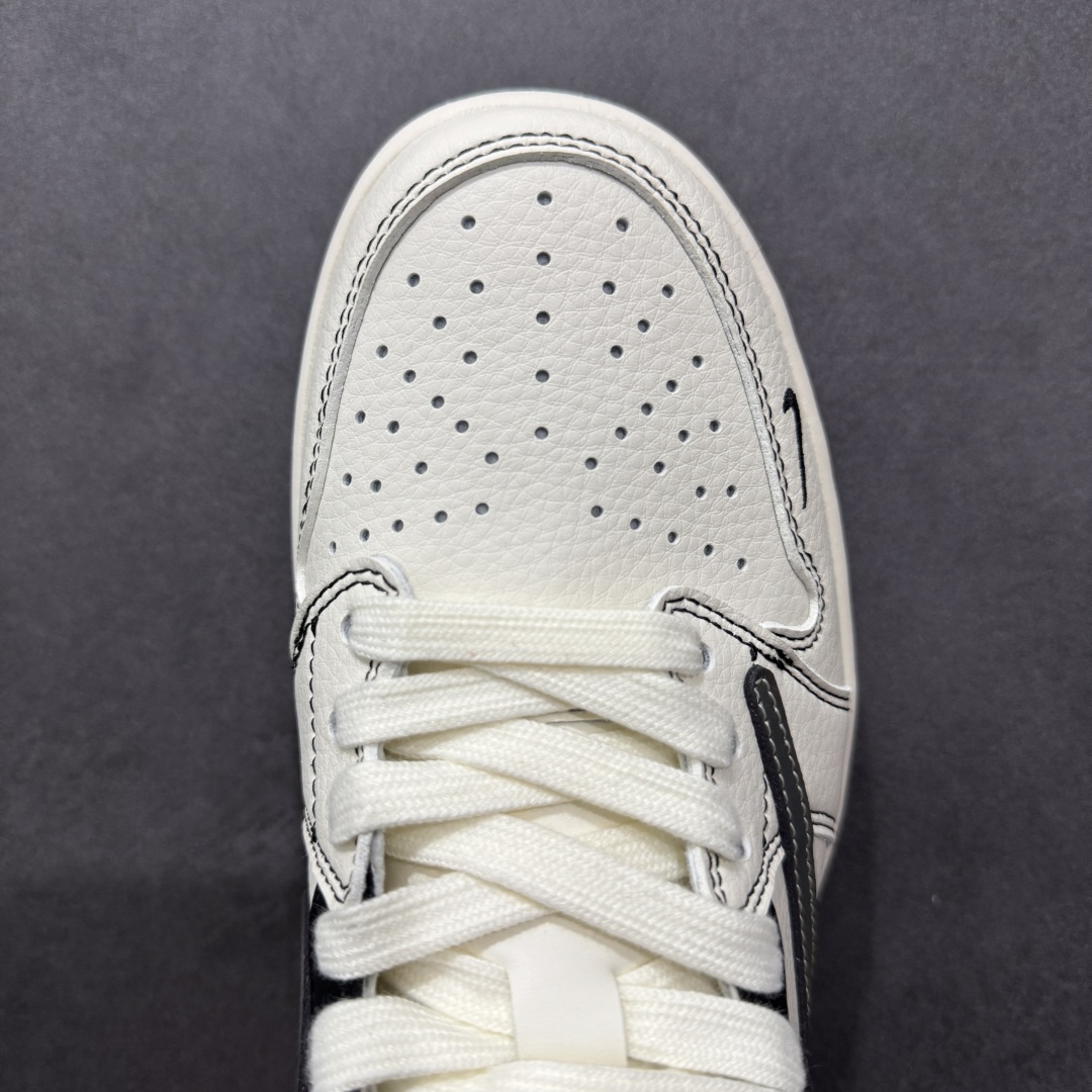 280  【定制版】Travis Scott x Fragment Design x Air Jordan 1 Low OG SP 乔1北面联名 黑线紫勾 低帮文化休闲板鞋 XS6089-500