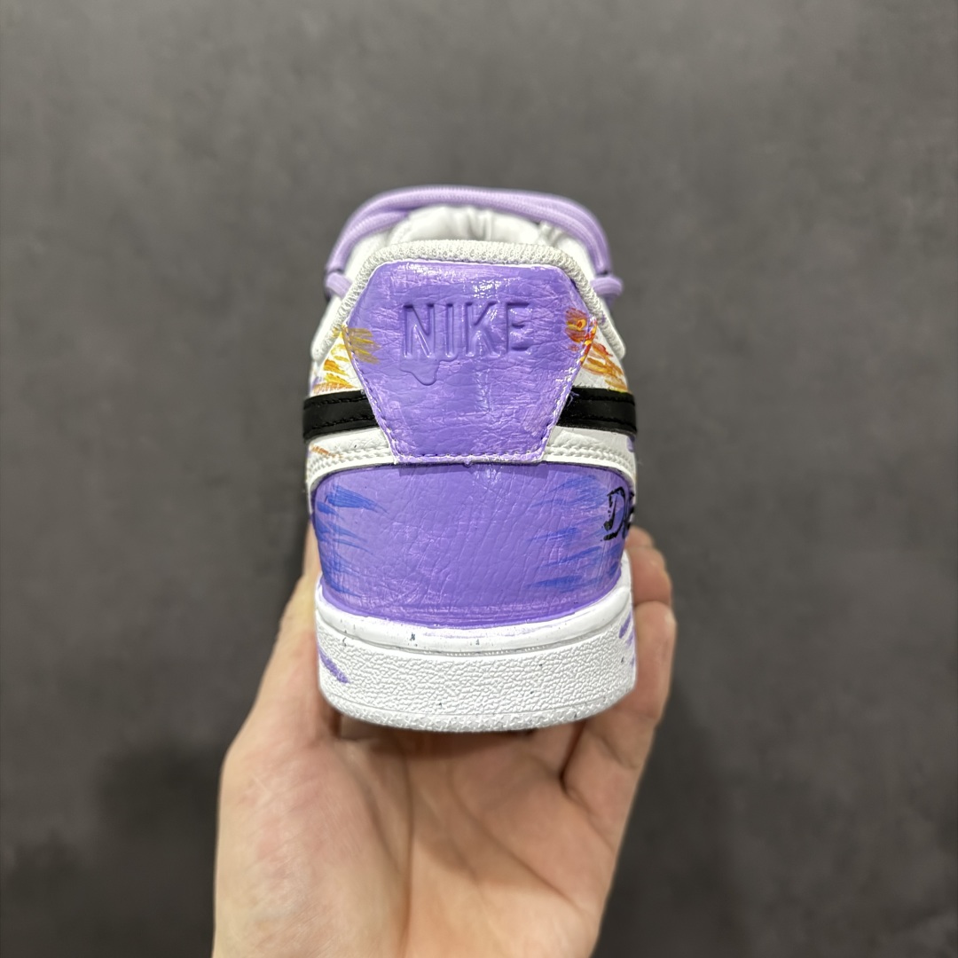 260  【定制版】Nike Court Vision Low 解构绑带 休闲运动板鞋 纯原版本 低帮百搭透气休闲运动板鞋  DH2987-077