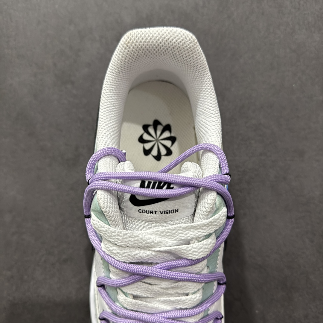 260  【定制版】Nike Court Vision Low 解构绑带 休闲运动板鞋 纯原版本 低帮百搭透气休闲运动板鞋  DH2987-077
