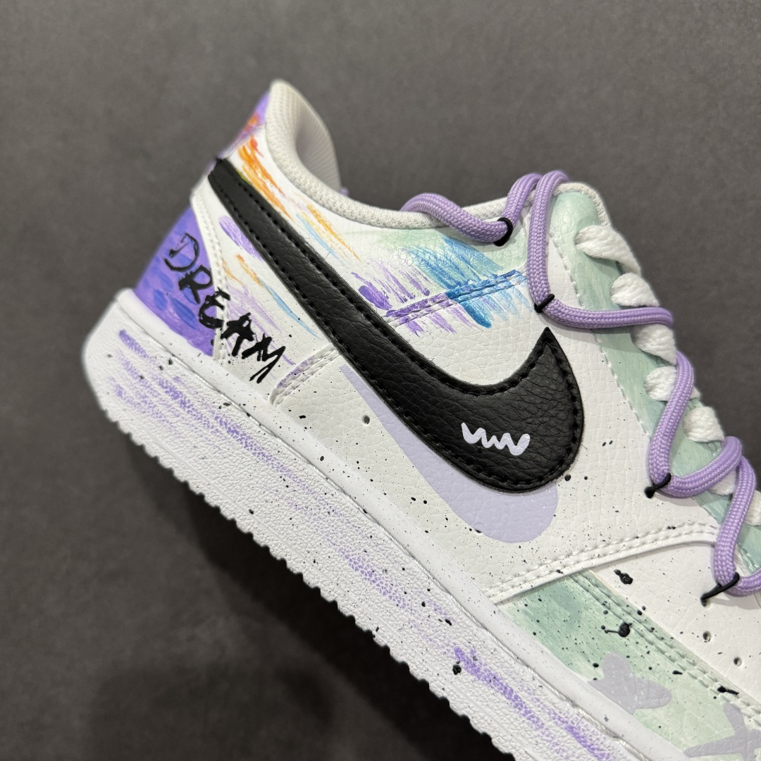 260  【定制版】Nike Court Vision Low 解构绑带 休闲运动板鞋 纯原版本 低帮百搭透气休闲运动板鞋  DH2987-077
