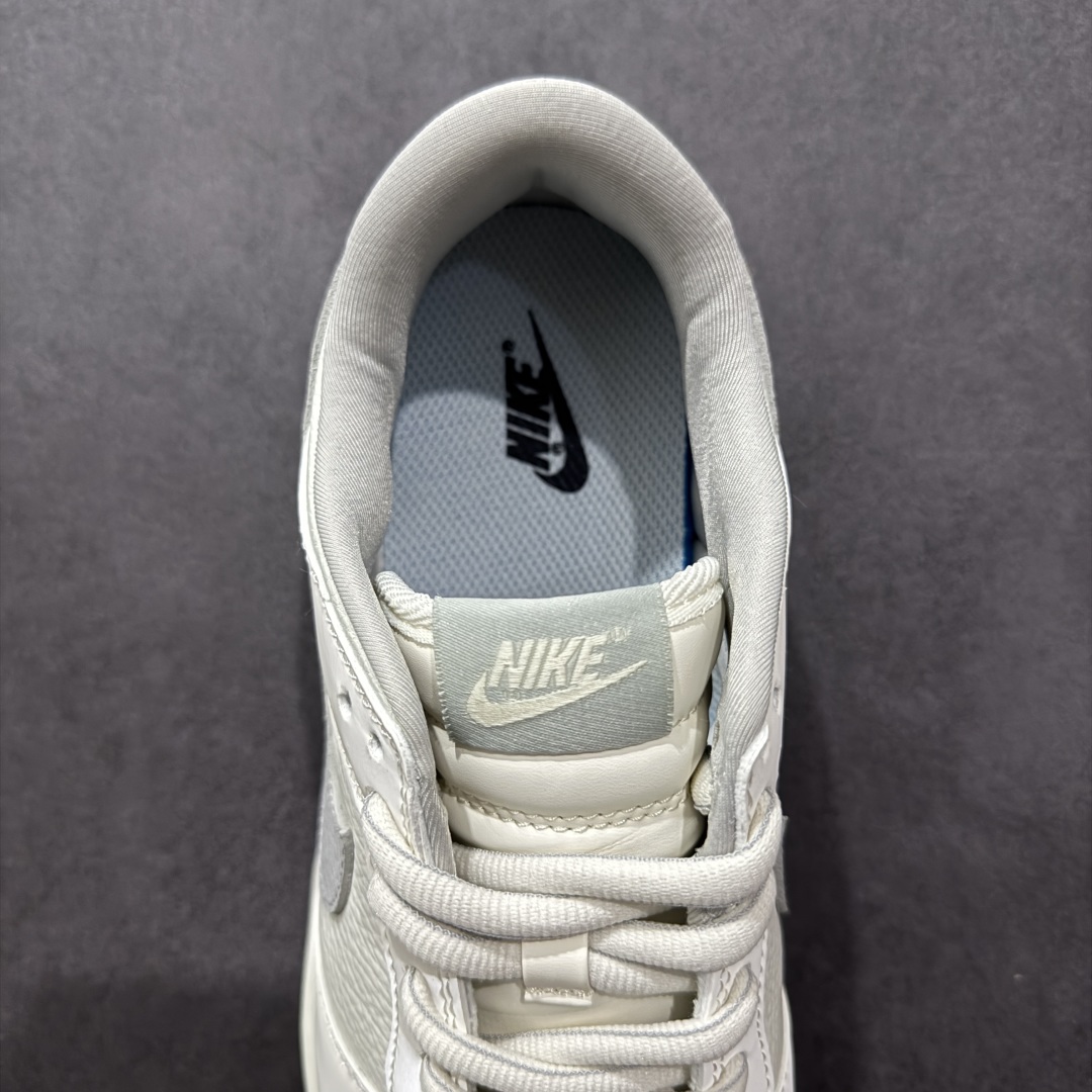 280  【定制版】Nike SB Dunk Low 联名三勾 米灰配色 低帮休闲运动滑板板鞋 SC9207-401