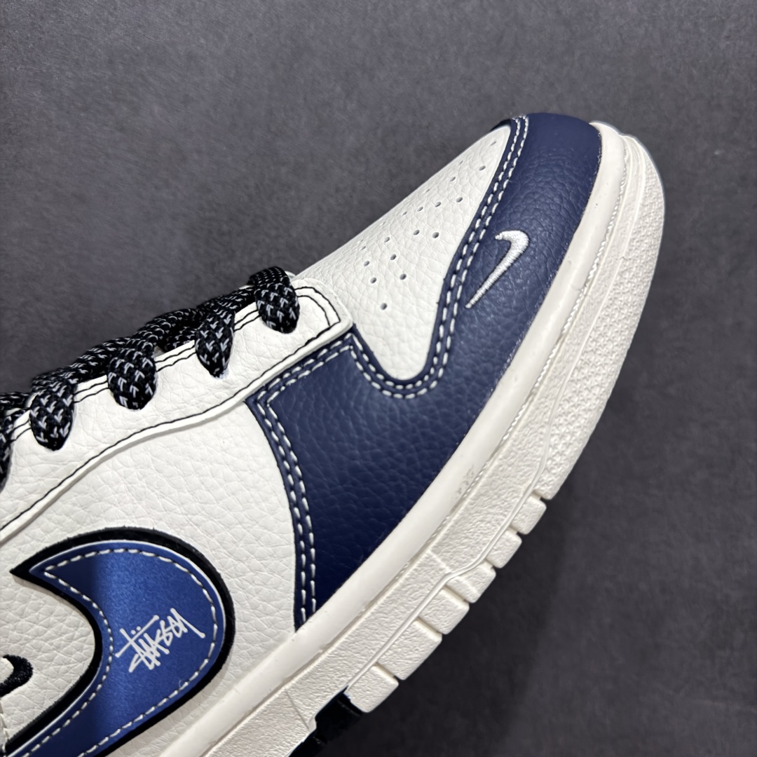 280  【定制版】Nike SB Dunk Low 斯图西联名 米蓝火焰 周年高端定制 低帮休闲板鞋 ZH2598-226